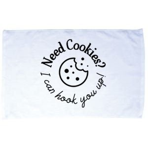 Womens Baking Need Cookies I Can Hook You Up Microfiber Hand Towel