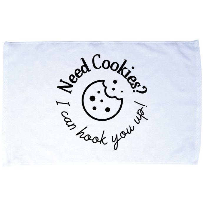 Womens Baking Need Cookies I Can Hook You Up Microfiber Hand Towel