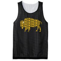 Whereabous Buffalo Ny Yellow Buffalo Hockey Mesh Reversible Basketball Jersey Tank