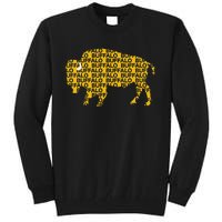 Whereabous Buffalo Ny Yellow Buffalo Hockey Tall Sweatshirt