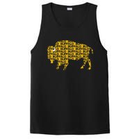 Whereabous Buffalo Ny Yellow Buffalo Hockey PosiCharge Competitor Tank