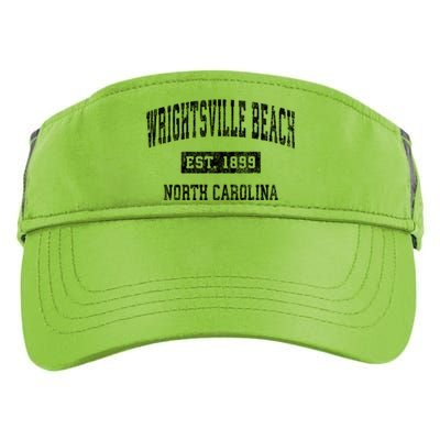 Wrightsville Beach Nc Vintage Sports Adult Drive Performance Visor