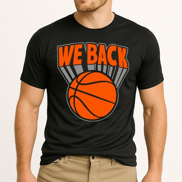 We Back New York Basketball Cooling Performance Crew T-Shirt
