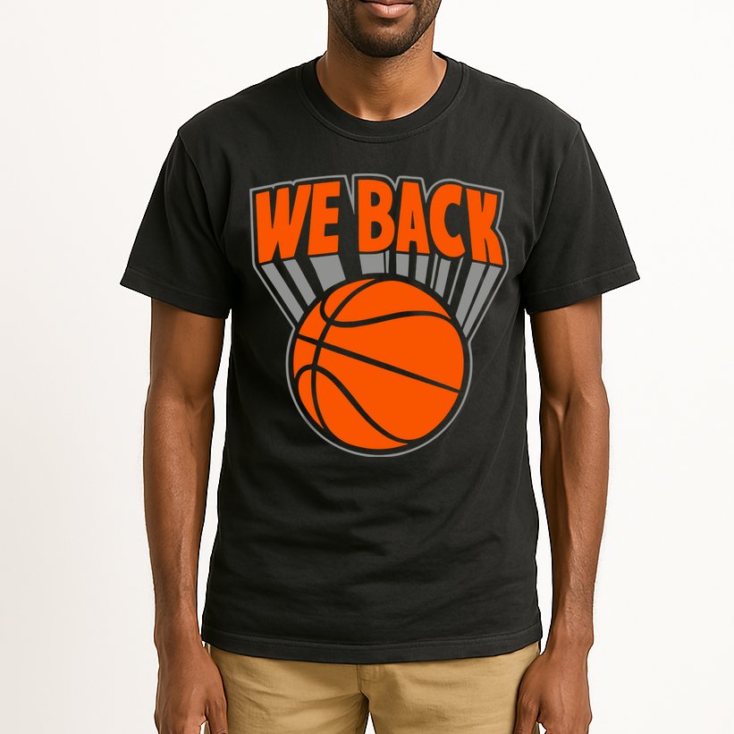 We Back New York Basketball Tall T-Shirt