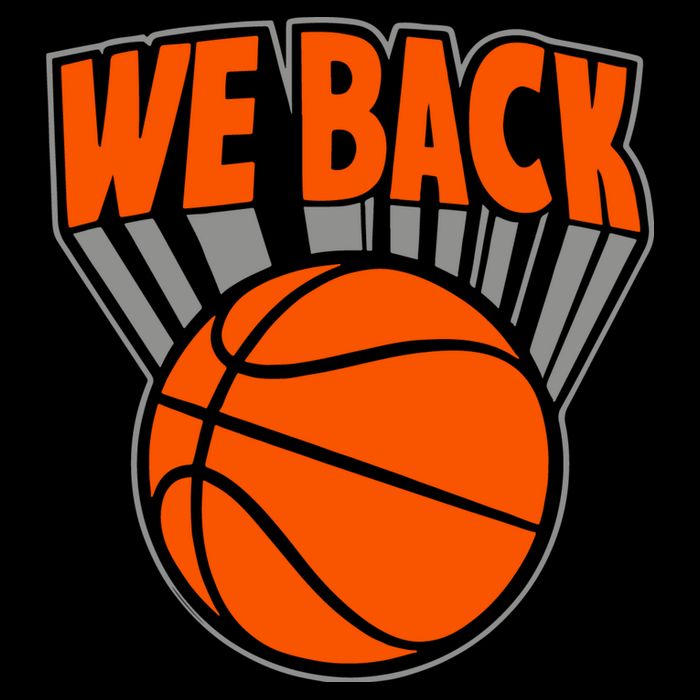 We Back New York Basketball Women's V-Neck T-Shirt