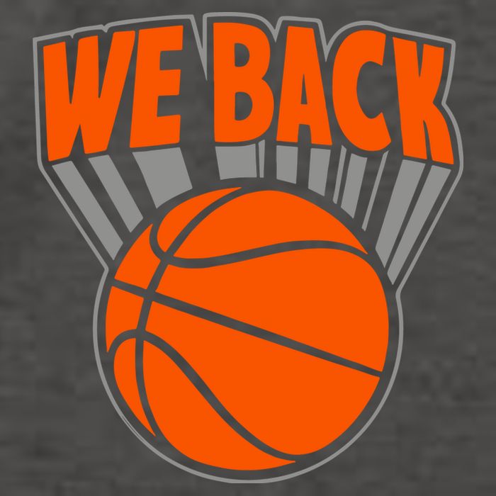 We Back New York Basketball Vector Backpack