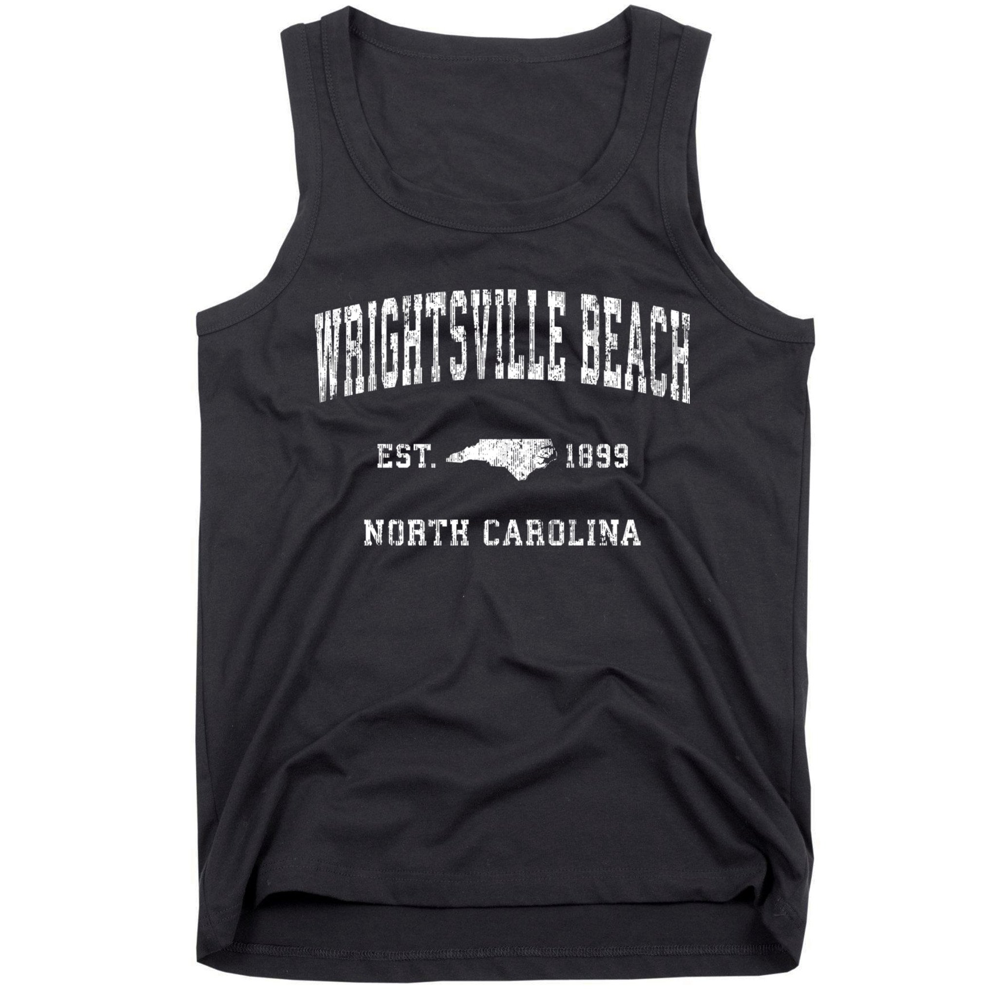 Wrightsville Beach North Carolina Nc Vintage Athletic Sports Tank Top