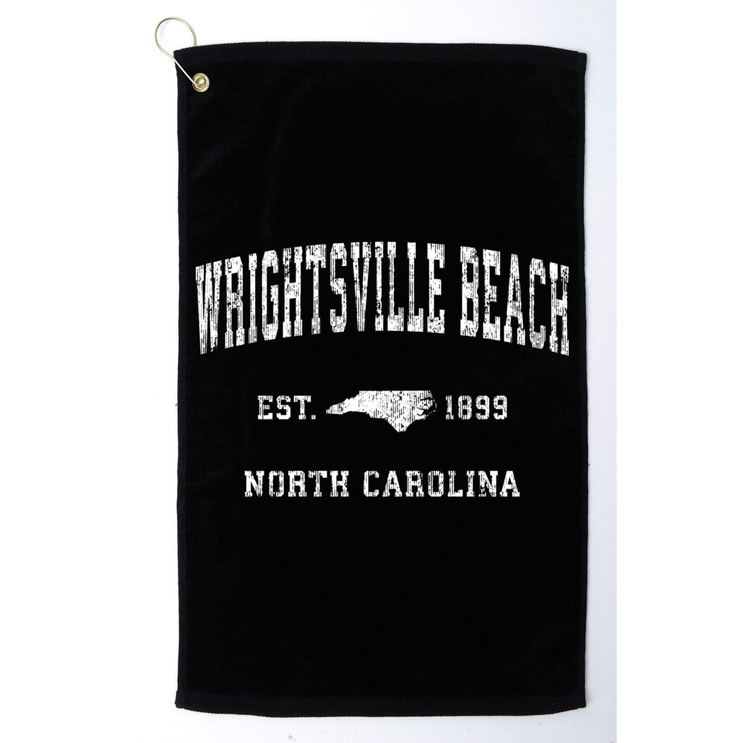 Wrightsville Beach North Carolina Nc Vintage Athletic Sports Golf Towel