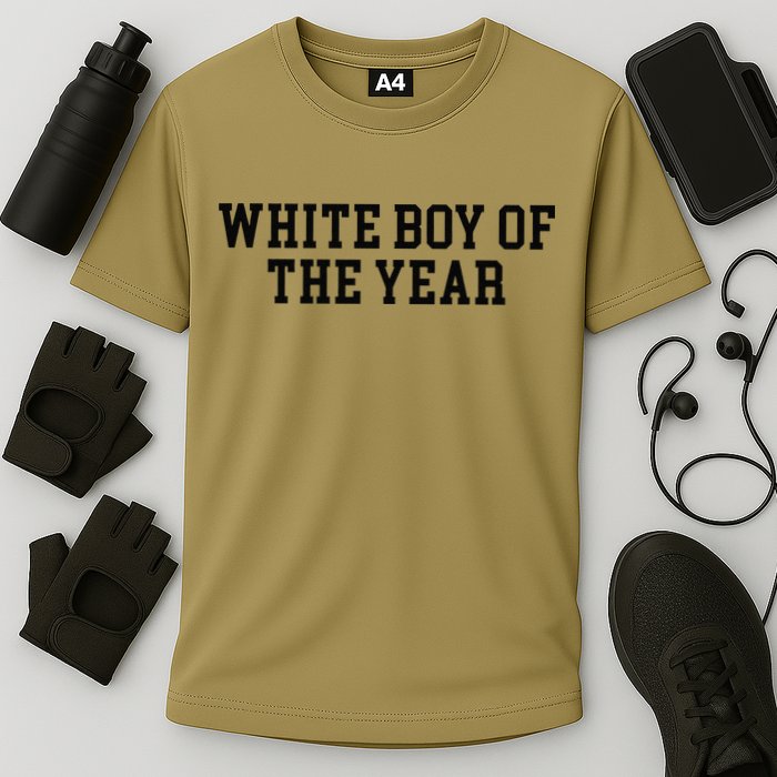 White Boy Of The Year Cooling Performance Crew T-Shirt