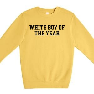 White Boy Of The Year Premium Crewneck Sweatshirt