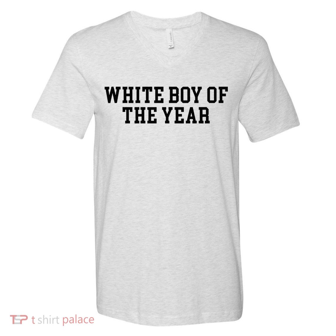 White Boy Of The Year V-Neck T-Shirt