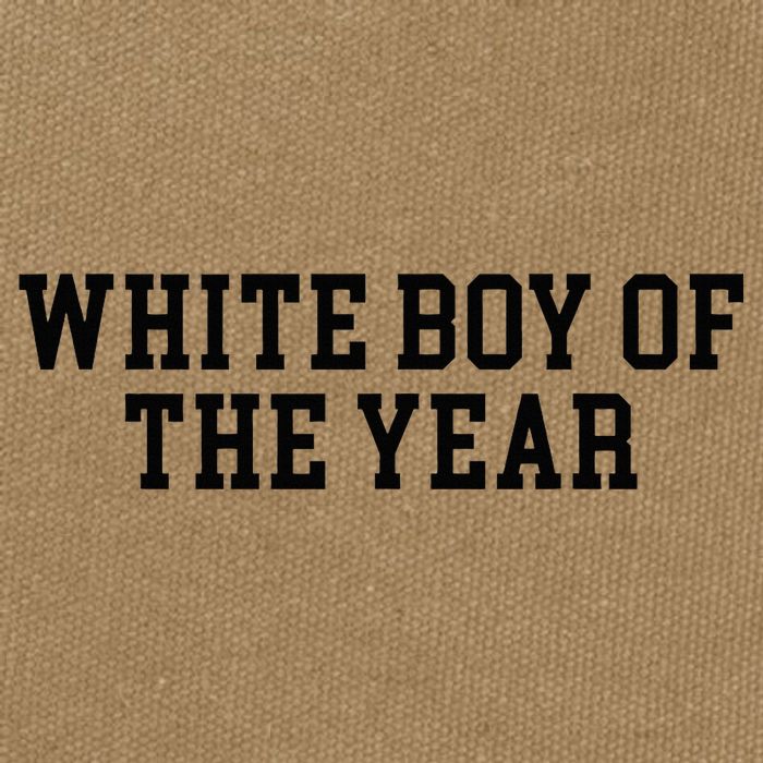 White Boy Of The Year Cotton Canvas Backpack