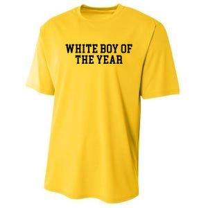 White Boy Of The Year Performance Sprint T-Shirt