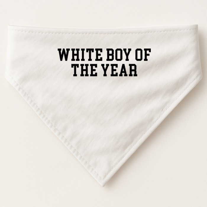 White Boy Of The Year USA-Made Doggie Bandana