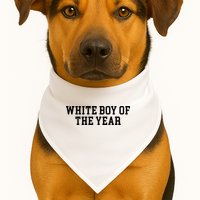 White Boy Of The Year USA-Made Doggie Bandana