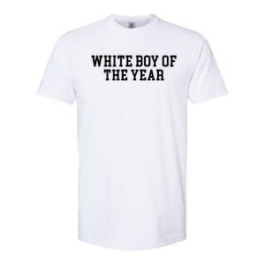 White Boy Of The Year Softstyle CVC T-Shirt