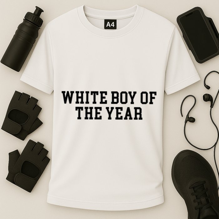 White Boy Of The Year Cooling Performance Crew T-Shirt