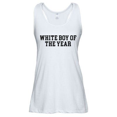 White Boy Of The Year Ladies Essential Flowy Tank