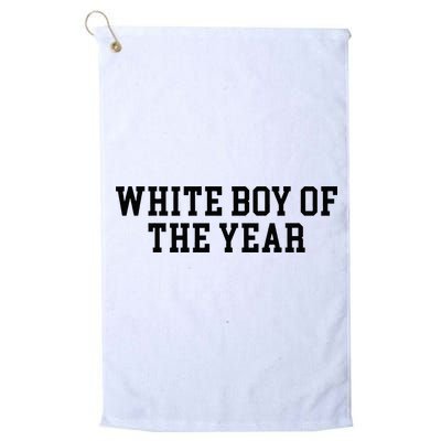 White Boy Of The Year Golf Towel
