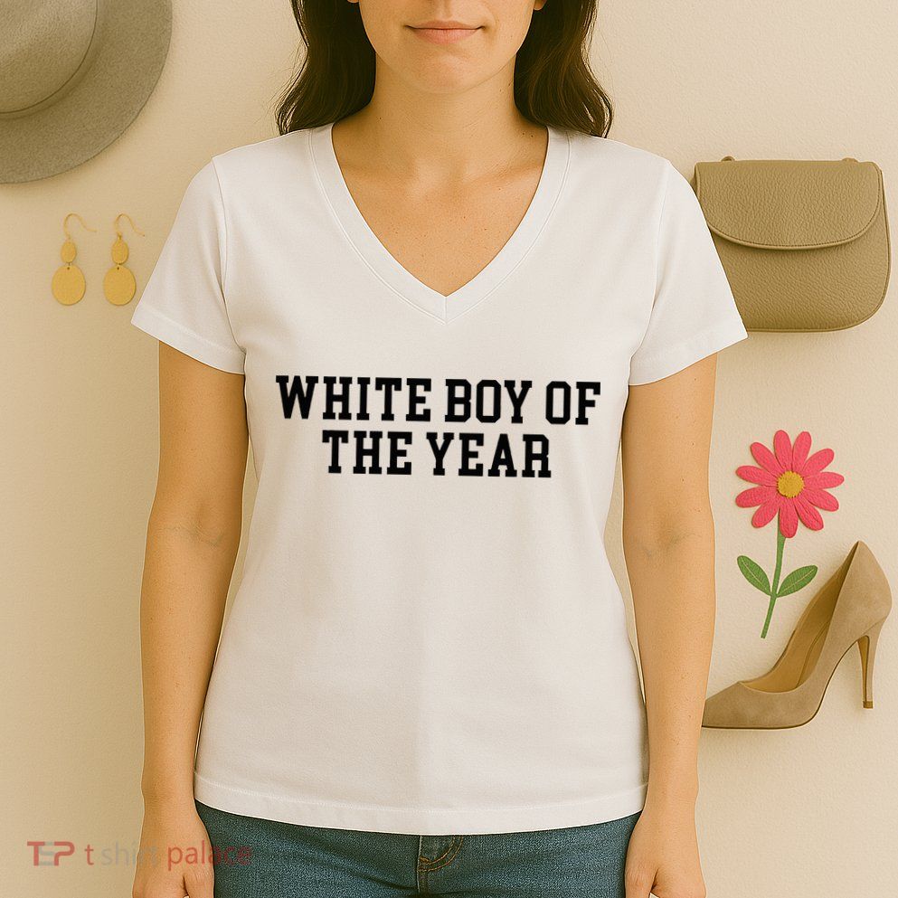 White Boy Of The Year Women's V-Neck T-Shirt