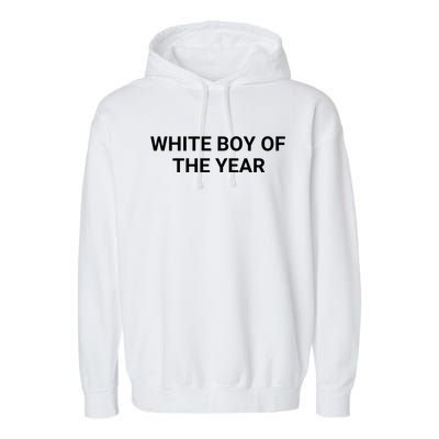 White Boy Of The Year Garment-Dyed Fleece Hoodie