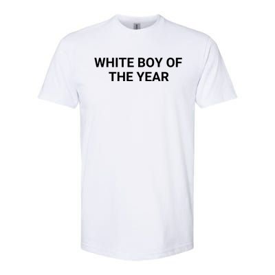 White Boy Of The Year Softstyle CVC T-Shirt