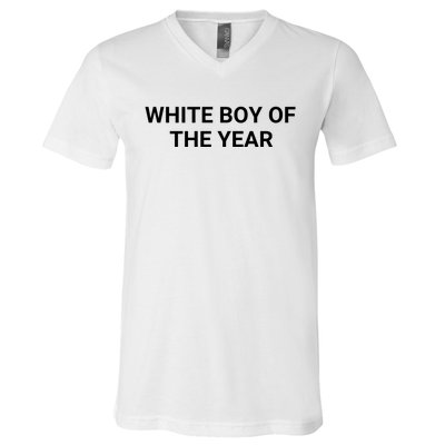 White Boy Of The Year V-Neck T-Shirt