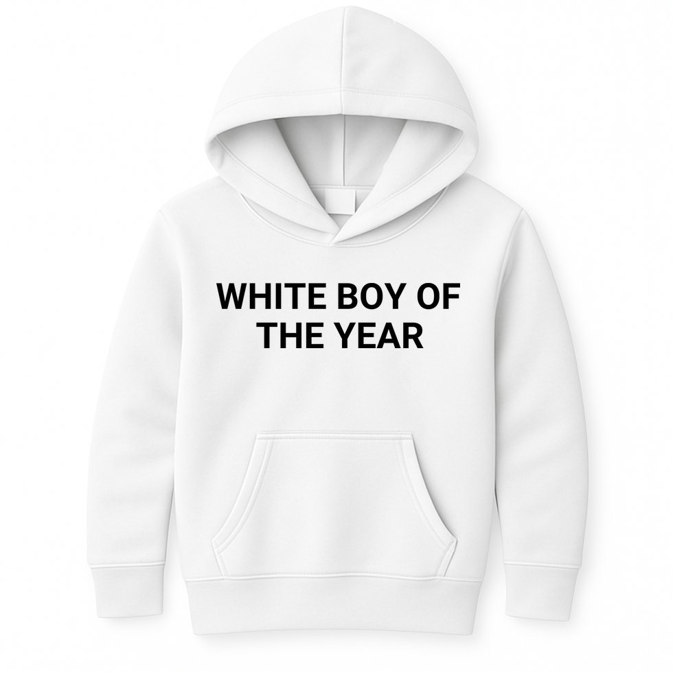White Boy Of The Year Kids Hoodie