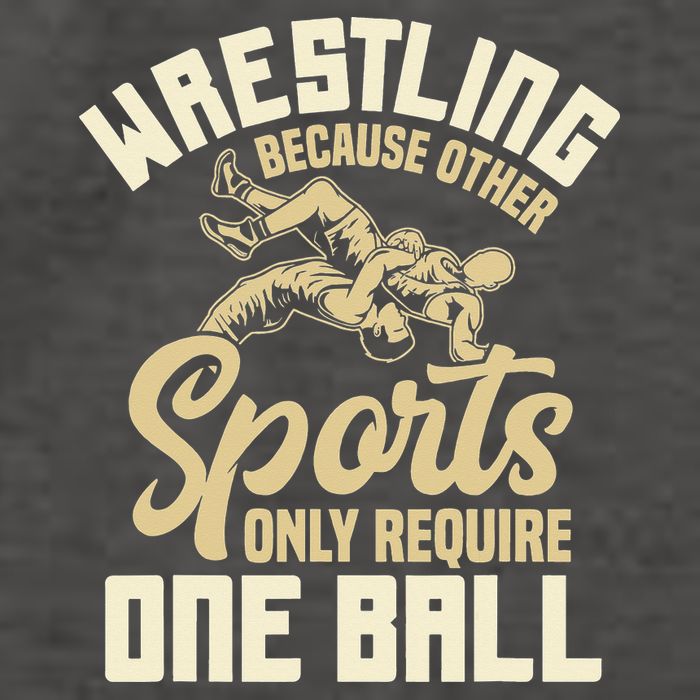 Wrestling Because Other Sports Require One Ball Wrestler  Vector Backpack