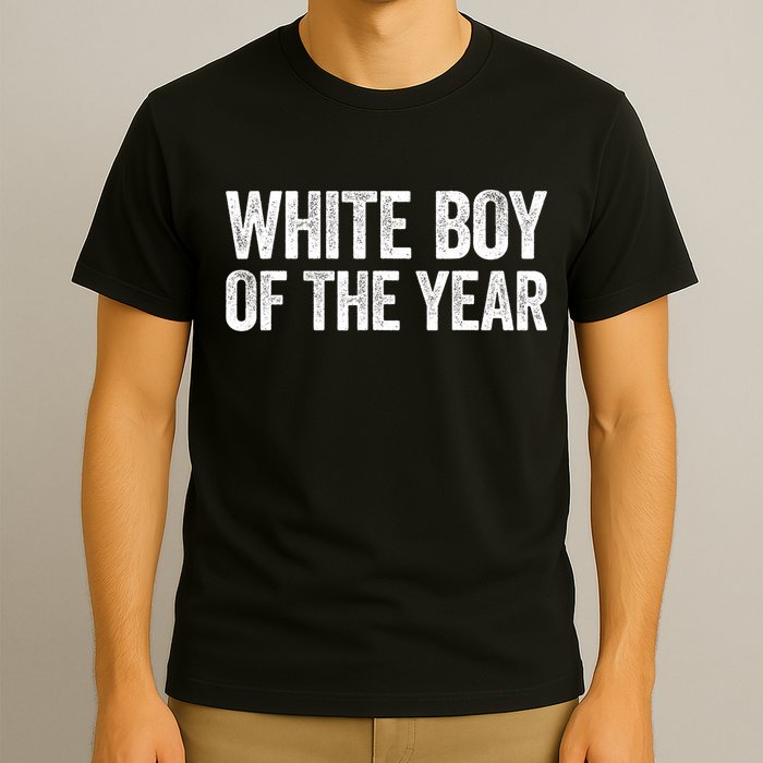 White Boy Of The Year Funny Statement T-Shirt