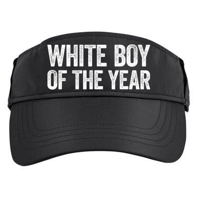 White Boy Of The Year Funny Statement Adult Drive Performance Visor