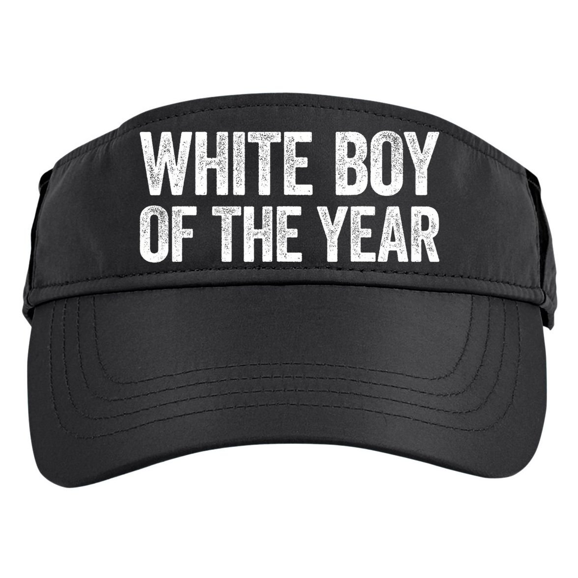 White Boy Of The Year Funny Statement Adult Drive Performance Visor