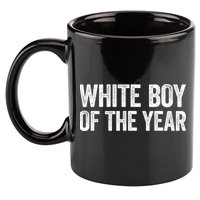 White Boy Of The Year Funny Statement 11oz C Handle Ceramic Mug