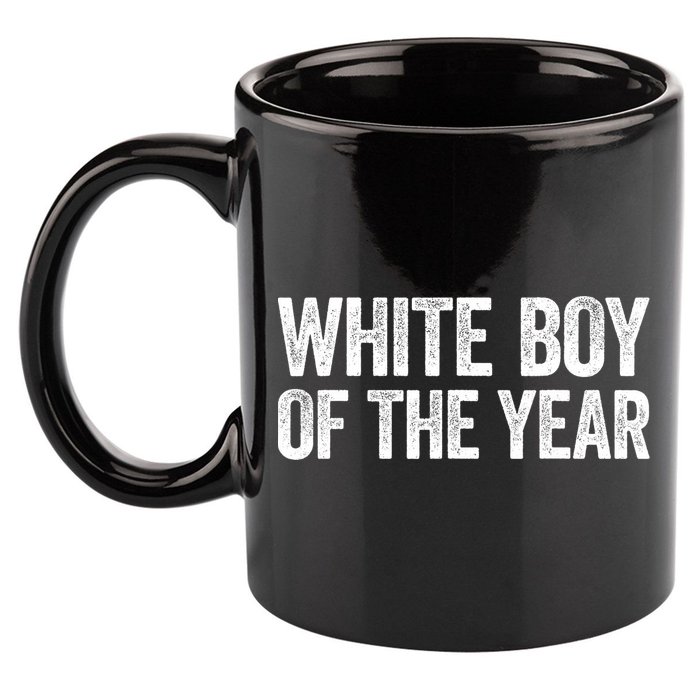 White Boy Of The Year Funny Statement 11oz C Handle Ceramic Mug