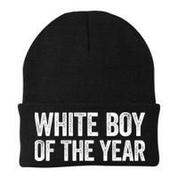 White Boy Of The Year Funny Statement Beanie
