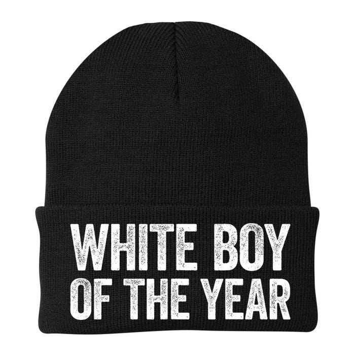 White Boy Of The Year Funny Statement Beanie