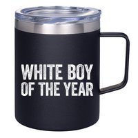 White Boy Of The Year Funny Statement 12oz Stainless Steel Coffee Mug