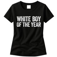 White Boy Of The Year Funny Statement Womens T-Shirt