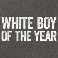 White Boy Of The Year Funny Statement Cotton Canvas Backpack