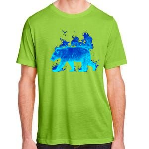 Wild Bear On Fire Adult ChromaSoft Performance T-Shirt