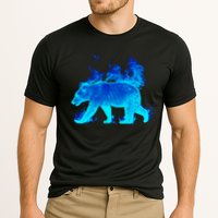 Wild Bear On Fire Cooling Performance Crew T-Shirt