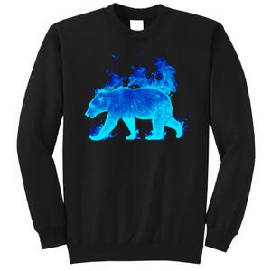 Wild Bear On Fire Sweatshirt