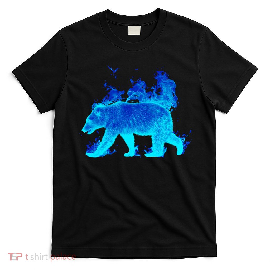 Wild Bear On Fire T-Shirt