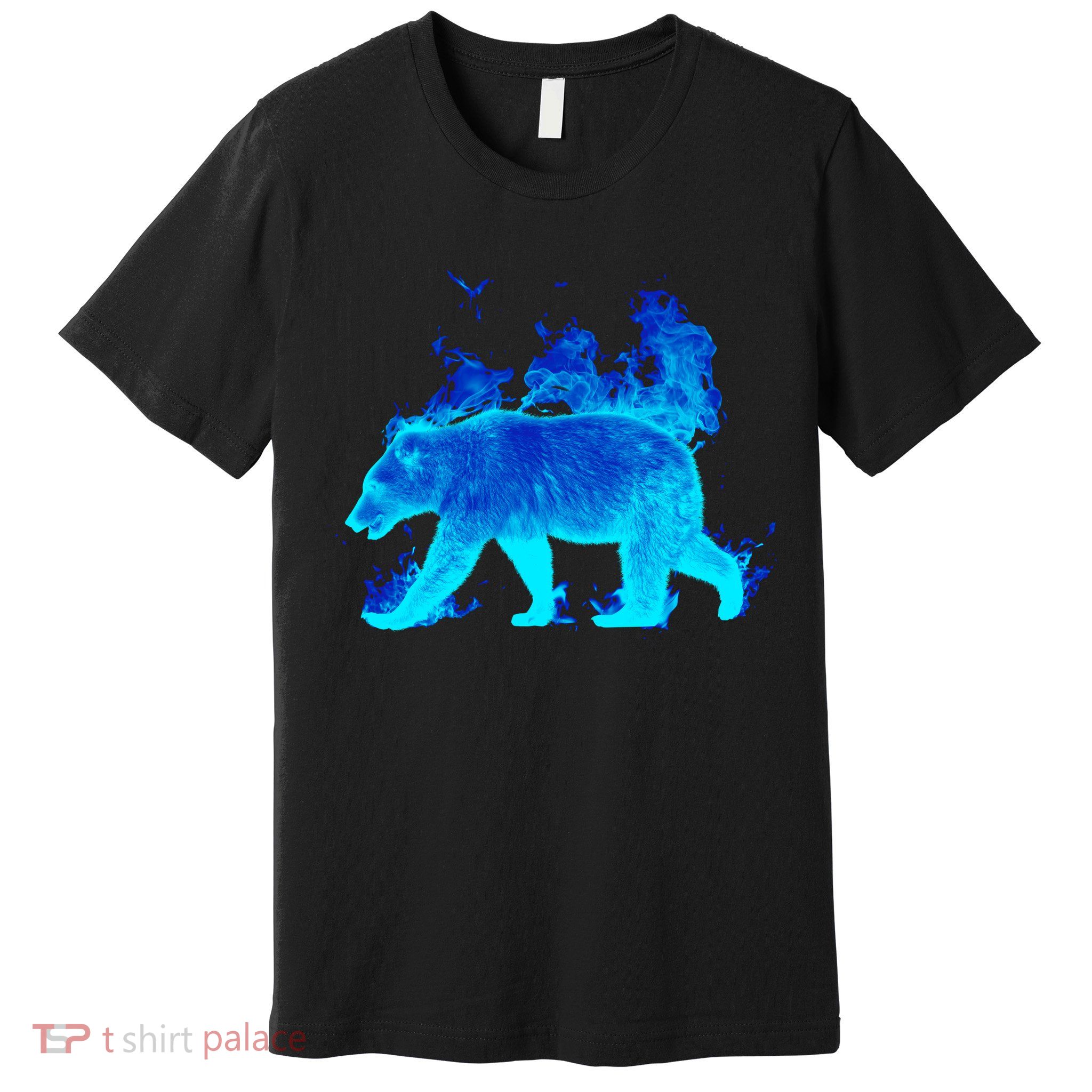 Wild Bear On Fire Premium T-Shirt