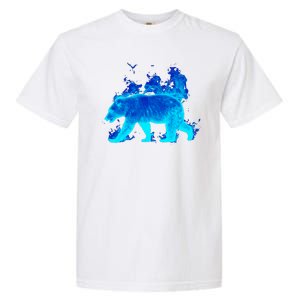 Wild Bear On Fire Garment-Dyed Heavyweight T-Shirt