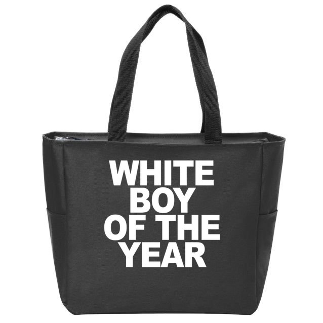 White Boy Of The Year Zip Tote Bag