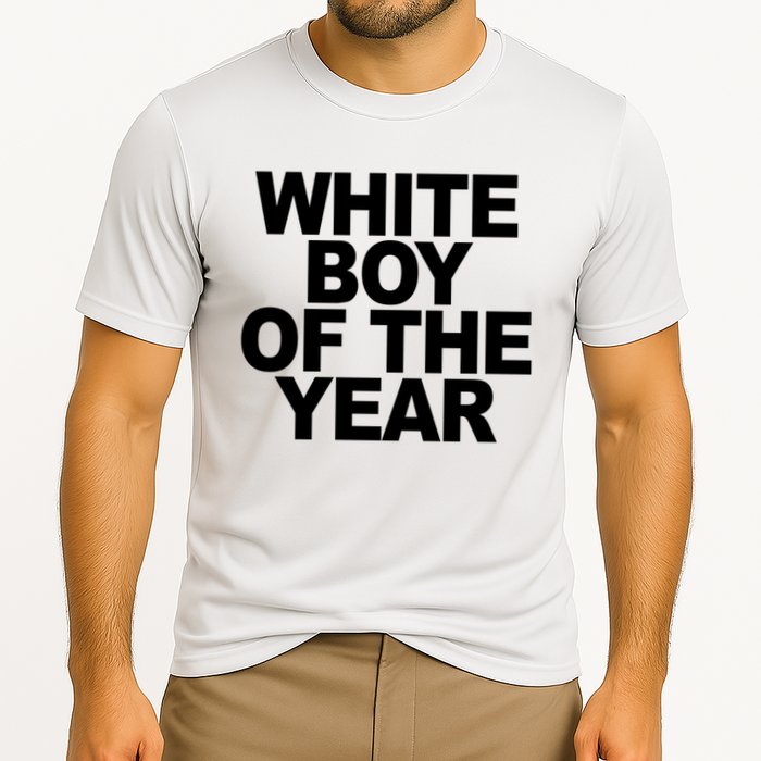 White Boy Of The Year Cooling Performance Crew T-Shirt