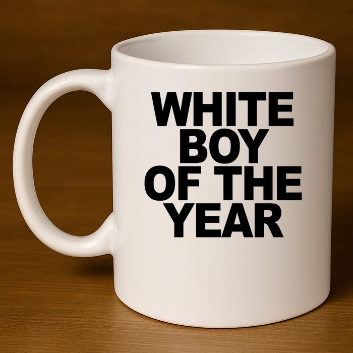 White Boy Of The Year 11oz C Handle Ceramic Mug