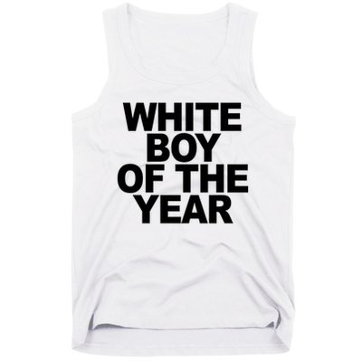 White Boy Of The Year Tank Top