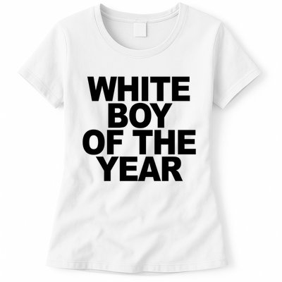 White Boy Of The Year Womens T-Shirt